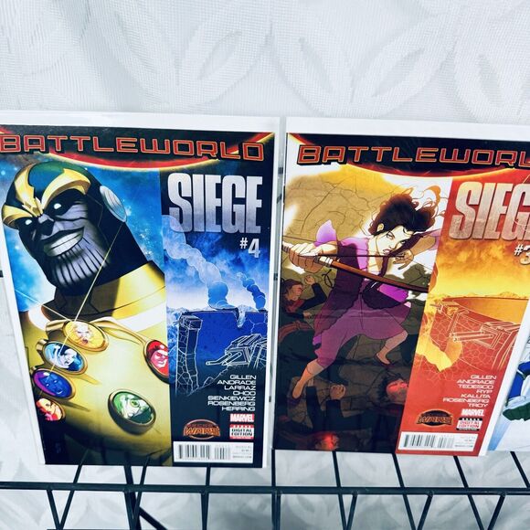 Secret Wars Civil War 1-5 & Siege 1-4 Lot 2015 Battleworld Crossover - Picture 2 of 7